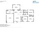 Floor plan displaying the layout of the home, including room dimensions at 3220 Mahalia Pl, Orlando, FL 32805