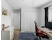 Bedroom featuring a large closet, ceiling fan, and bright window views at 368 E Chelsea St, Deland, FL 32724