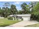 Charming single story home featuring a manicured lawn and lovely front porch seating area at 368 E Chelsea St, Deland, FL 32724
