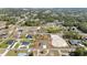 Aerial view of a home showcasing its location within a residential neighborhood at 4743 Sw 114Th Pl, Ocala, FL 34476