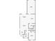 Detailed floor plan showcasing the layout of the first floor, including the garage and living spaces at 4801 Apple Blossom Ln, St Cloud, FL 34771