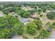 Discover this property from above, with its private pool, spacious yard, and a neighborhood surrounded by mature trees at 7779 Lake Andrea Cir, Mount Dora, FL 32757