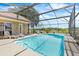 Enjoy this screened-in pool with lounge chairs for ultimate relaxation at 3016 Samosa Hill Cir, Clermont, FL 34714