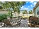 Charming backyard featuring a brick patio perfect for outdoor gatherings and a grill at 508 10Th St, St Cloud, FL 34769