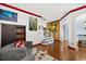 Spacious living room with hardwood floors and staircase to second level at 618 Crownclover Ave, Orlando, FL 32828