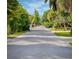 Quiet residential street with lush trees, providing a peaceful and green environment in the neighborhood at 76 Oakdale St, Windermere, FL 34786