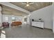 Bright sunroom with tile floors, wood ceiling, and view of pool at 1003 Shore Dr, Kissimmee, FL 34744