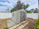 Backyard shed for extra storage and organization at 10235 Summer Elm Ave, Clermont, FL 34711