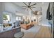 Spacious open-concept living area featuring kitchen and dining area at 14559 Walcott Ave, Orlando, FL 32827