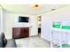 Spacious bedroom with dresser, bunk beds, and tiled floor at 3328 Fox Ridge, Winter Haven, FL 33884