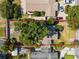 Aerial view of the property highlighting the lot size and mature trees at 3601 Midiron Dr, Winter Park, FL 32789