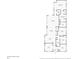 Layout of the 1st floor, featuring a kitchen, living spaces, bedrooms, and bathrooms at 4148 Oak St, Orlando, FL 32814