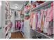 Spacious walk-in closet featuring custom shelving and ample storage for clothes and accessories at 424 Eden Park Rd, Altamonte Springs, FL 32714