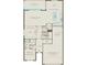This detailed floor plan showcases the layout of the home, including the gathering room, cafe, kitchen, and garage at 5262 Foothills Preserve Loop, Mount Dora, FL 32757