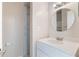Modern bathroom featuring a new vanity and shower at 7336 Daniel Webster Dr # 9, Winter Park, FL 32792