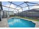 Sparkling screened-in pool with an attached spa offering a refreshing oasis for relaxation and enjoyment at 9007 Pelican Cove Trce, Kissimmee, FL 34747