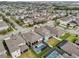Aerial view of a residential neighborhood with swimming pools, landscaped yards, and well-maintained homes at 15849 Sweet Lemon Way, Winter Garden, FL 34787