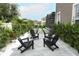Outdoor patio with pavers, lounge chairs, lush landscaping, and a relaxing atmosphere at 15849 Sweet Lemon Way, Winter Garden, FL 34787