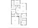 Detailed floor plan showcasing the layout of the home's various rooms and features at 1757 Brush Cherry Pl, Ocoee, FL 34761