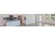Open-concept kitchen featuring a center island, stainless steel appliances, and abundant natural light at 1757 Brush Cherry Pl, Ocoee, FL 34761