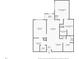 Floorplan including dimensions of apartment at 206 E South St # 3008, Orlando, FL 32801