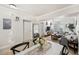 Bright living space featuring tile floors, contemporary decor, and an open dining area at 206 E South St # 3008, Orlando, FL 32801