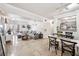 Bright living room featuring an open concept design, tile floors, and lots of natural light at 206 E South St # 3008, Orlando, FL 32801