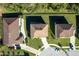 The aerial shows a well-maintained home with a lush yard and a long driveway at 207 Black Springs Ln, Winter Garden, FL 34787