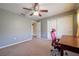 Comfortable room with ceiling fan and lots of natural light at 207 Black Springs Ln, Winter Garden, FL 34787