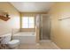 This bathroom features a soaking tub and separate shower at 207 Black Springs Ln, Winter Garden, FL 34787