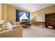 Office featuring a large window, desk, comfortable seating, and bookshelf at 207 Black Springs Ln, Winter Garden, FL 34787