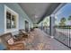 Spacious covered patio with comfortable seating, offering a relaxing outdoor space and a pool view at 2411 Sabastian St, Mount Dora, FL 32757