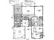 Detailed floor plan showcasing the layout of the Redwood model, including room dimensions and features at 25057 Riverwalk Dr, Leesburg, FL 34748