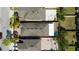 Aerial perspective offering a unique view of the home and its surrounding property at 2790 Monticello Way, Kissimmee, FL 34741