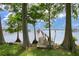 View of waterfront dock offering recreational opportunities and stunning natural beauty of lake setting at 3085 Vest Rd, St Cloud, FL 34772