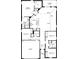 Detailed floor plan showcasing the layout of the home, including bedrooms, kitchen, and living areas at 3281 Sanctuary Dr, Clermont, FL 34714