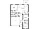 Detailed floor plan showcasing the layout with bedrooms, bathrooms, kitchen, and living spaces at 3481 Sanctuary Dr, Clermont, FL 34714