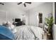 Spacious bedroom with a glimpse into the Primary bath and a cozy workspace at 356 S Osceola Ave # 19, Orlando, FL 32801