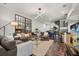 Spacious living room with modern lighting, an open layout, and sleek furniture at 356 S Osceola Ave # 19, Orlando, FL 32801