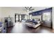 Large main bedroom with unique design, ceiling fan and great natural light at 4002 Scarlet Branch Rd, Orlando, FL 32824