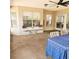 View of covered patio with outdoor seating, and windows with blinds at 513 Rachael Ct, Oviedo, FL 32765