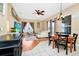 Inviting living room featuring hardwood floors and comfortable seating at 5431 White Heron Pl, Oviedo, FL 32765
