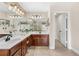 Bathroom featuring an expansive double vanity, tile flooring, and neutral colors at 555 Carey Way, Orlando, FL 32825