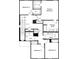 Second-floor plan with four bedrooms, primary bath, and laundry area for convenience at 8328 Caribbean Pine Way, Lakeland, FL 33809