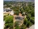 Aerial view of home with pool and mature landscaping in a serene neighborhood, near local roadways at 8735 Rancho Ct, Orlando, FL 32836