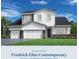 Contemporary two-story home with three-car garage and well-manicured lawn at 161 Purcell Dr, Alafaya, FL 32825