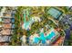 Aerial view of resort amenities including pools, lazy river, tennis courts and more at 4201 Oakview Dr, Davenport, FL 33837