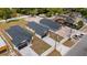 Aerial view of new construction homes showcases their layouts and neighborhood setting at 59 W 10Th St, Apopka, FL 32703