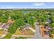 Beautiful home aerial shot with mature trees, and a nearby lake enhancing the property's appeal at 1145 Utah Blvd, Orlando, FL 32803