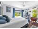 Bright bedroom with comfortable furniture, hardwood floors, and ample natural light at 1145 Utah Blvd, Orlando, FL 32803